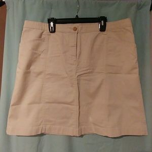 L.L. Bean khaki skirt - 20 W
